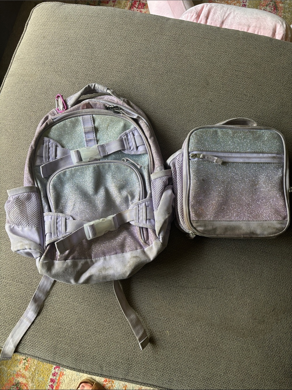Pottery barn backpack and lunchbox set